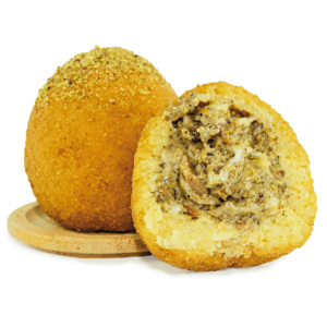 Pistache pancetta provola